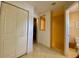 Bright bathroom featuring a tiled shower, white toilet, and neutral color scheme at 3721 Adelaide Ave, North Port, FL 34288
