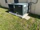 Close-up of a Goodman AC unit, showcasing its efficient design and reliable climate control system at 705 Crestview Nw Cir, Port Charlotte, FL 33948