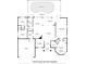 Detailed floor plan showcasing the layout of the home, including room dimensions at 13235 Essman Ave, Port Charlotte, FL 33953