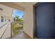 Hallway on the second floor with view of grounds, elevator, and view of exterior at 175 Kings Hwy # 226, Punta Gorda, FL 33983