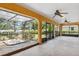 Relaxing covered patio with hot tub and surrounding outdoor views at 2192 Hyatt Dr, Port Charlotte, FL 33948