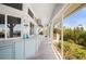 Well-equipped outdoor kitchen and waterfront view at 24139 Jolly Roger Blvd, Punta Gorda, FL 33955
