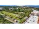 Aerial view of the condo buildings showing off the park area and bocce ball court at 25188 Marion Ave # A206, Punta Gorda, FL 33950