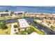 Beautiful aerial view shows waterfront condos with private boat docks at 25188 Marion Ave # A206, Punta Gorda, FL 33950