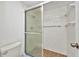 Shower stall and toilet at 25188 Marion Ave # A206, Punta Gorda, FL 33950