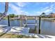 This waterfront home includes a private boat lift on a canal, perfect for boating and water activities at 2718 Saint Thomas Dr, Punta Gorda, FL 33950