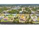 Enjoy this home's gorgeous aerial view with a pool and waterfront location along the canal at 4473 Sweetbay St, Port Charlotte, FL 33948