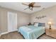 Cozy bedroom with ample closet space and neutral walls at 4473 Sweetbay St, Port Charlotte, FL 33948