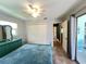 Spacious bedroom features closet and exterior access at 931 Juno Dr, Punta Gorda, FL 33950