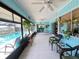 Screened porch with furniture and plants at 931 Juno Dr, Punta Gorda, FL 33950