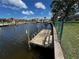 Backyard dock and canal access, perfect for boating and enjoying the waterfront lifestyle at 931 Juno Dr, Punta Gorda, FL 33950