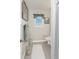 Clean bathroom featuring tiled floors, a shower and window with natural light at 1814 Pinyon Pine Dr, Sarasota, FL 34240