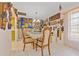 Dining area featuring unique decor and ample seating at 21169 Edgewater Dr, Port Charlotte, FL 33952