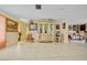 Bright living room with tile flooring and elegant decor at 21169 Edgewater Dr, Port Charlotte, FL 33952