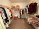 Spacious walk-in closet with ample shelving and hanging space for organized storage at 21342 Walling Ct, Port Charlotte, FL 33954