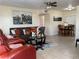 Comfortable living room showcases stylish decor and a cozy seating arrangement at 22191 Augusta Ave, Port Charlotte, FL 33952