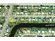 Aerial view of property highlighting proximity to water and neighborhood at 2230 Harbor Blvd, Port Charlotte, FL 33952