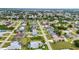 Expansive aerial view of a residential community featuring lush landscaping and a variety of single-Gathering homes at 23104 Turnbull Ave, Port Charlotte, FL 33954