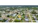 Aerial view of a residential area with single-Gathering homes, green spaces, and community amenities at 23104 Turnbull Ave, Port Charlotte, FL 33954