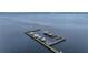 Aerial view of boat slips and deep water at 23465 Harborview Rd # 925, Punta Gorda, FL 33980