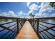 Walk across the bridge for scenic views of the pond and fountain at 23465 Harborview Rd # 925, Punta Gorda, FL 33980