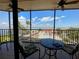 Tranquil balcony showcasing beautiful water views, cozy seating, and a relaxing atmosphere at 25188 Marion Ave # F307, Punta Gorda, FL 33950