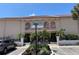 The community clubhouse is a beautiful, professionally-landscaped space for all at 25188 Marion Ave # F307, Punta Gorda, FL 33950