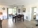Dining area with access to an outdoor patio at 6728 Thorman Rd, Port Charlotte, FL 33981