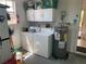 This laundry room features washer and dryer hookups and a water heater at 6728 Thorman Rd, Port Charlotte, FL 33981