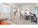 Spacious office adjacent to kitchen, featuring dual monitors and modern workspace at 7209 W Lenox Cir, Punta Gorda, FL 33950