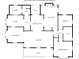 Detailed floor plan showing the layout of the home including bedrooms, kitchen, and living room at 114 Mcgregor St, Punta Gorda, FL 33950