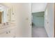 Bathroom featuring tile floors and a vanity sink with ample cabinet space at 1173 Belmar Ave, Port Charlotte, FL 33948