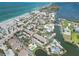 Aerial view of community with easy access to beach and harbor at 2779 N Beach Rd # A, Englewood, FL 34223
