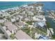 Coastal aerial view showcases stunning ocean and waterway views at 2779 N Beach Rd # A, Englewood, FL 34223