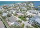Aerial view of the neighborhood with beautiful landscaping at 2779 N Beach Rd # A, Englewood, FL 34223
