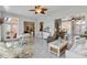 Spacious open floor plan with dining, living, and bar areas offers versatile living and entertaining options at 2779 N Beach Rd # A, Englewood, FL 34223