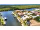 Waterfront neighborhood with houses on canals and ocean views at 3824 Aves Island Ct, Punta Gorda, FL 33950