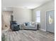 Inviting living room featuring stylish flooring, neutral paint, and a welcoming atmosphere at 4343 Killdeer Ter, North Port, FL 34288