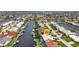 Stunning aerial view of waterfront property with private pool and boat dock access at 859 Napoli Ln, Punta Gorda, FL 33950