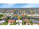 Expansive aerial view of waterfront homes, showcasing canals and beautiful coastal living at 859 Napoli Ln, Punta Gorda, FL 33950