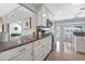 Contemporary kitchen featuring ample countertop space and stainless steel appliances at 859 Napoli Ln, Punta Gorda, FL 33950