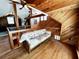 A cozy loft area with a daybed and wooden accents at 8754 King St, Placida, FL 33946