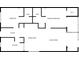 Detailed floor plan of the unit showcasing the layout of the bedrooms, kitchen, and living spaces at 1345 Mediterranean Dr # A105, Punta Gorda, FL 33950