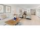 Bright living room with modern furnishings and serene interior design at 1345 Mediterranean Dr # A105, Punta Gorda, FL 33950
