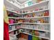 Walk-in pantry provides ample shelf space for organized storage of dry goods, small appliances, and household items at 1606 Navigator Rd, Punta Gorda, FL 33983