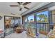 Balcony seating area with water view at 23465 Harborview Rd # 842, Port Charlotte, FL 33980