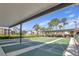 Covered shuffleboard courts at Rotonda Sands community at 23465 Harborview Rd # 842, Port Charlotte, FL 33980