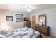Bedroom with carpet, ceiling fan, and window with view at 3249 Cedarbrook Dr, Punta Gorda, FL 33982