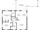 Layout of the property showing the primary bedroom, kitchen, living room and bathrooms at 3249 Cedarbrook Dr, Punta Gorda, FL 33982