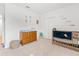 Neutral room featuring a crib, changing table, and simple yet elegant decor at 3476 Brewster Rd, North Port, FL 34288
